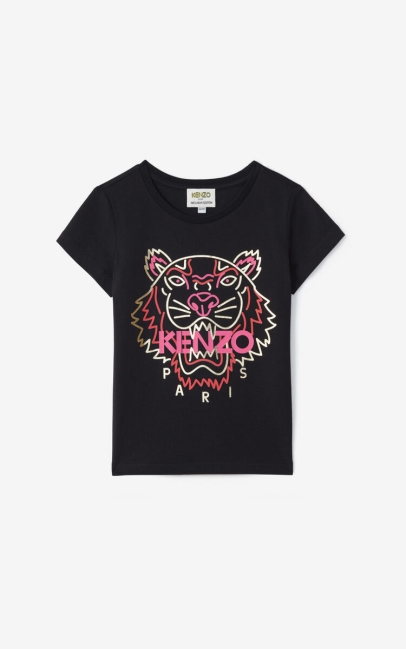 Kenzo Kids Tiger T-shirt Black
